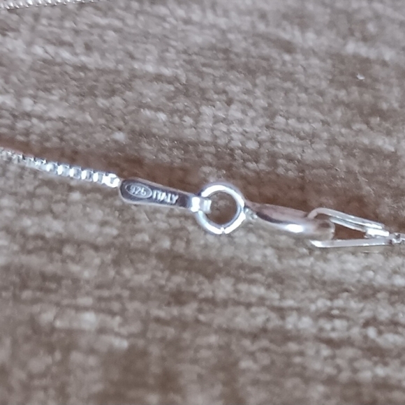 925 Tiny Box Chain Delicate Silver Necklace - Picture 6 of 10